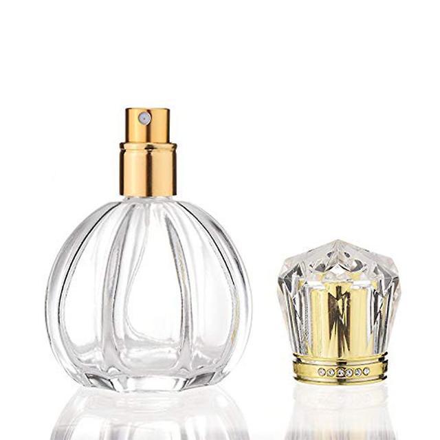 50ml Refillable Glass Perfume Atomizer Spray Bottle for Travel on Productcaster.