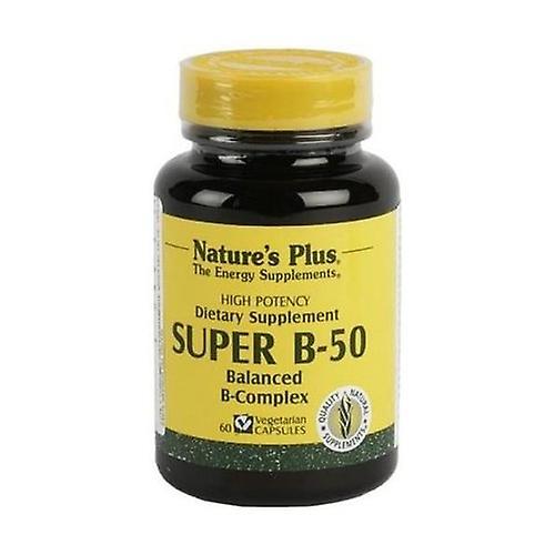 Nature's Plus Super B-50 60 capsules on Productcaster.