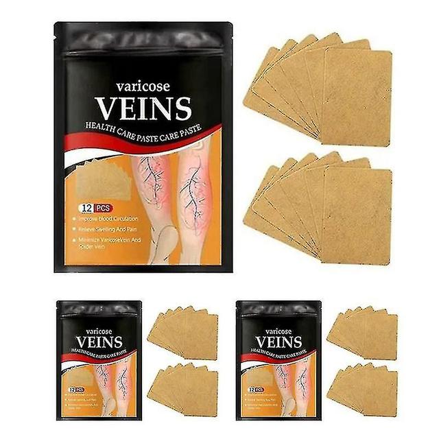 Zero Shipping Costs 36x Vein Relief Patches Promote Metabolism Leg Sore Swelling Plaster Body Care on Productcaster.