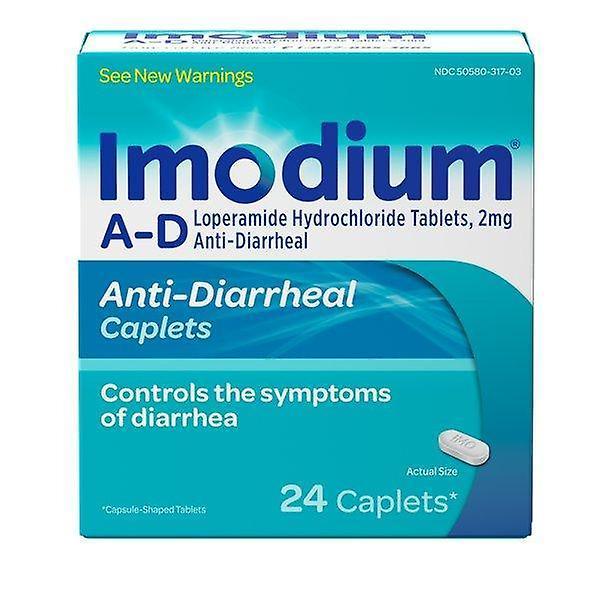 Imodium a-d diarrhea relief caplets, loperamide hydrochloride, 24 ct. on Productcaster.