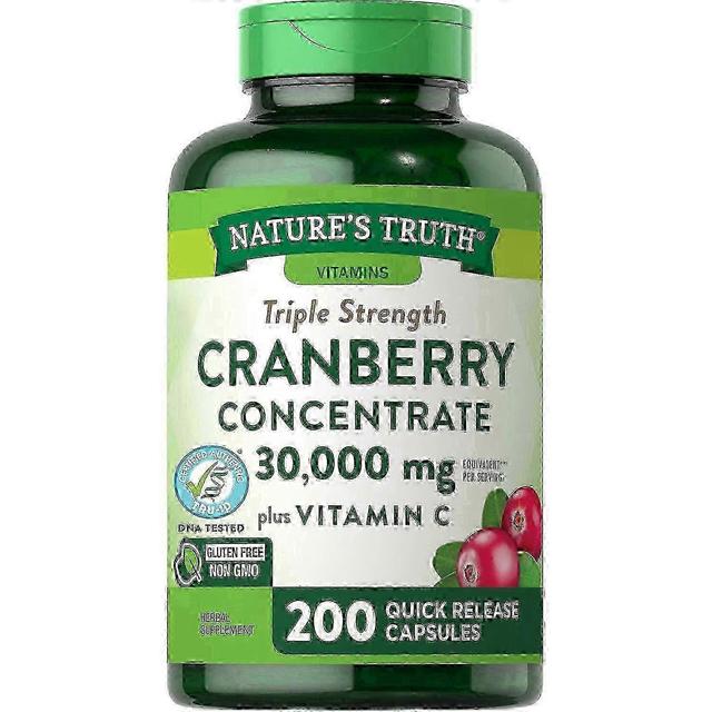 Nature's truth triple strength cranberry concentrate capsules, 200 ea on Productcaster.