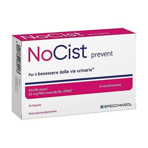 Specchiasol NoCist Prevent 24 vegetable capsules on Productcaster.