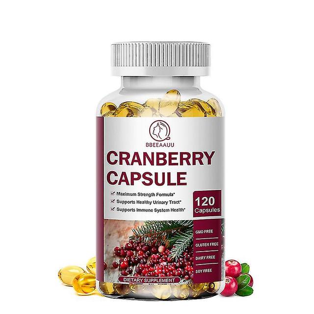 Guoguo Super Cranberry Capsule Supports Kidney Bladder Urinary Tract Health Prevent Urinary Tract Infections Clean The Urethra 120pcs on Productcaster.