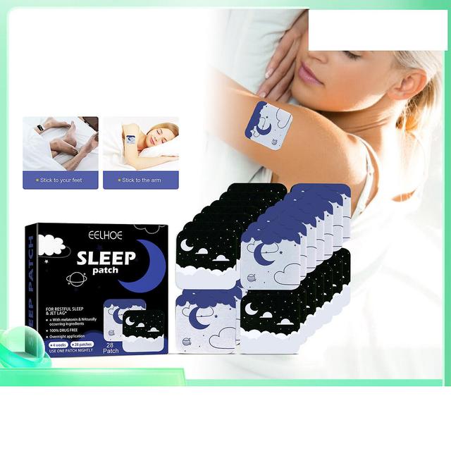 28pcs Sleep Aid Patch Aliviar a fadiga Stress Ansiedade Melhorar Insônia Sticker on Productcaster.