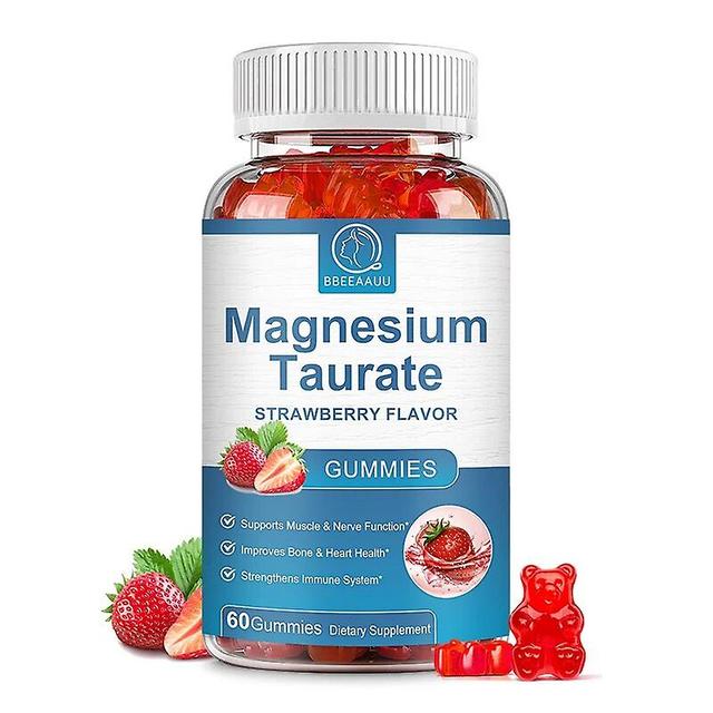 Tib Magnesium Taurine Capsules For Bone, Muscle & Heart Health Sleep Supplement Relaxation Stress & Anxiety Tib 60PCS on Productcaster.