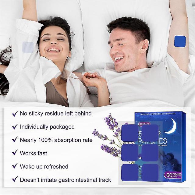 60pcs Health And Wellness Products Sleep Patch,sleep Aid Patch,help Deep And Fast Sleep,insomnia Patch Improves Sleep-HAOY color01 on Productcaster.