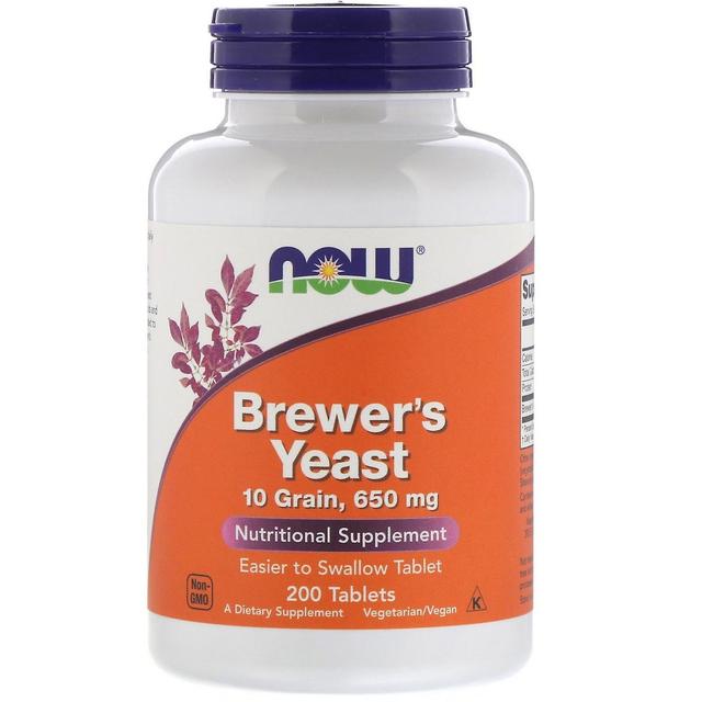 Now Foods, Brewer's Hefe, 200 Tabletten on Productcaster.