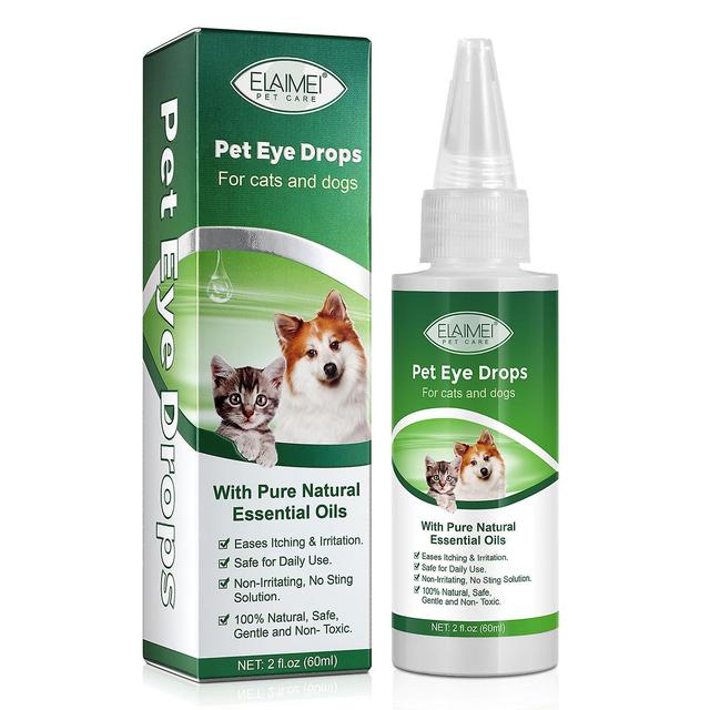 Dog Cat Conjunctivitis Eye Drops,lacrimal Conjunctivitis Red Swelling Anti Inflammatory Bactericidal Eye Care Cleaner on Productcaster.