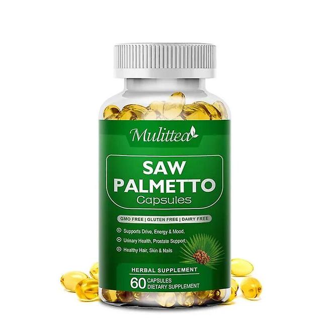 Saw Palmetto 500mg Prostate Health Supplements Reduce Frequent Urination and Hair Growth For Men and WomenTIB TIB . 60pcs on Productcaster.