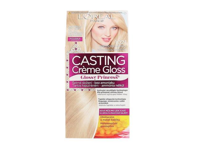 L'Oréal Paris - Casting Creme Gloss Glossy Princess 1021 Coconut Baby - For Women, 48 ml on Productcaster.