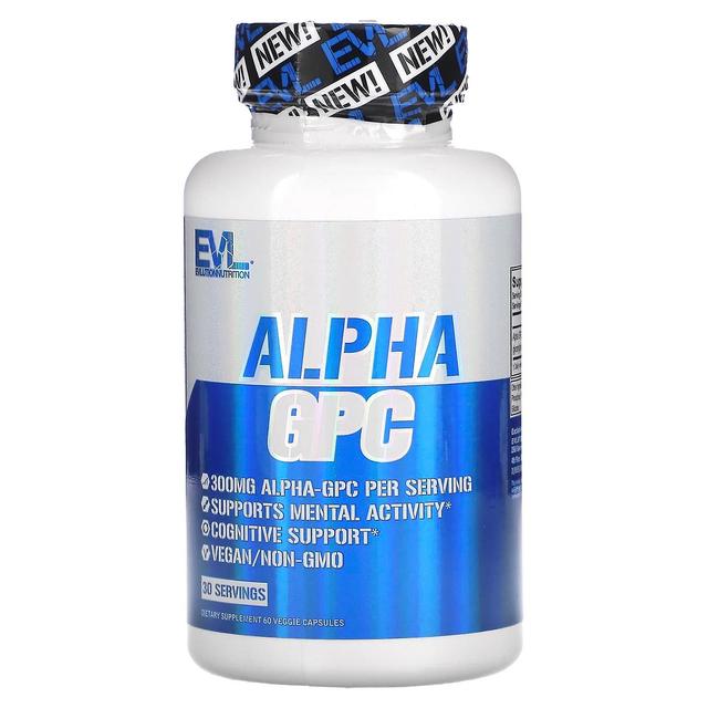 EVLution Nutrition, Alpha GPC, 60 Veggie Capsules on Productcaster.