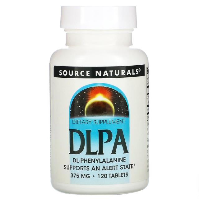 Source Naturals, DLPA, 375 mg, 120 Tablets on Productcaster.