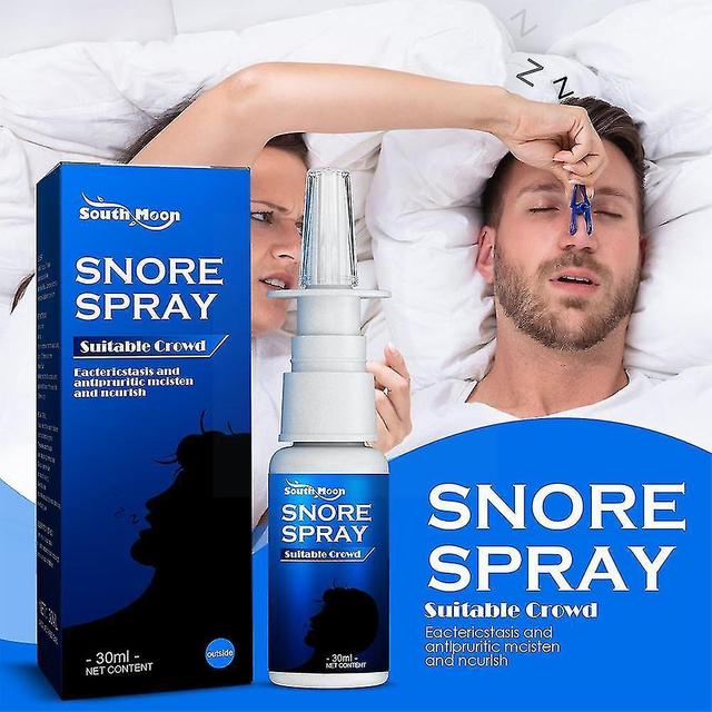 Wtowin Anti Snoring Spray, Snoring Nasal Spray Herbal Extract Fast Snore Stopper Drops Helps Open Throat&air Passage 30ml on Productcaster.