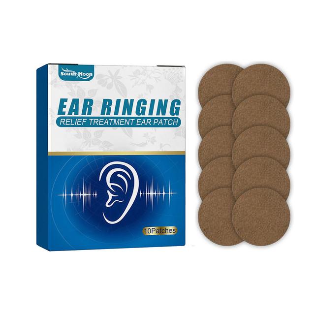 10x Traitement de soulagement des acouphènes Patch d’oreille Wormwood Herb Ear Pain Protect Hear Bleu on Productcaster.