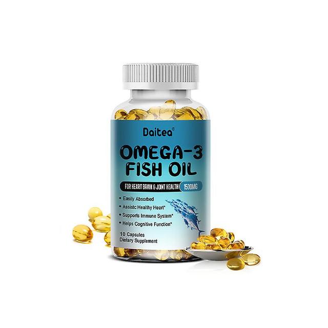 Vorallme Daitea Omega3 Deep Sea Fish Oil Supplement - Helps Promote Brain Development And Supports Skin, Eye, Heart Health. 10 count-1 bottle on Productcaster.