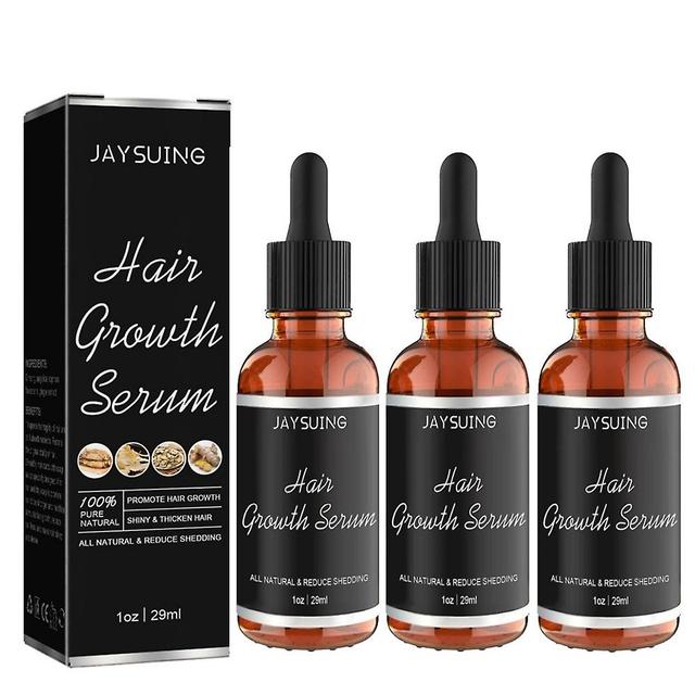 1-3pcs Ginger Extract Fast Hair Growth Loss Serum Essential Oil Anti Preventing Hair Loose Hair Tonic Anti Hairline on Productcaster.