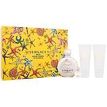 Versace - Eros Pour Femme Gift set EDP 100 ml, shower gel 100 ml, body lotion 100 ml and miniature E on Productcaster.