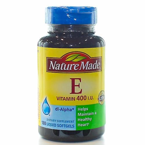 Nature Made Vitamin E DL-Alpha, 180 Liquid Softgels (Pack of 1) on Productcaster.