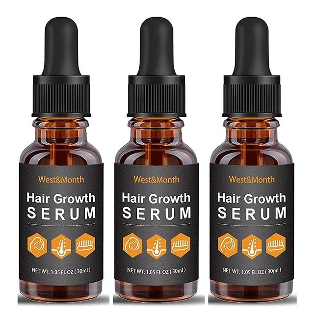 3pcs/2pcs Men Women Health Care Hair Growth Serum Ginger Extract Professional on Productcaster.