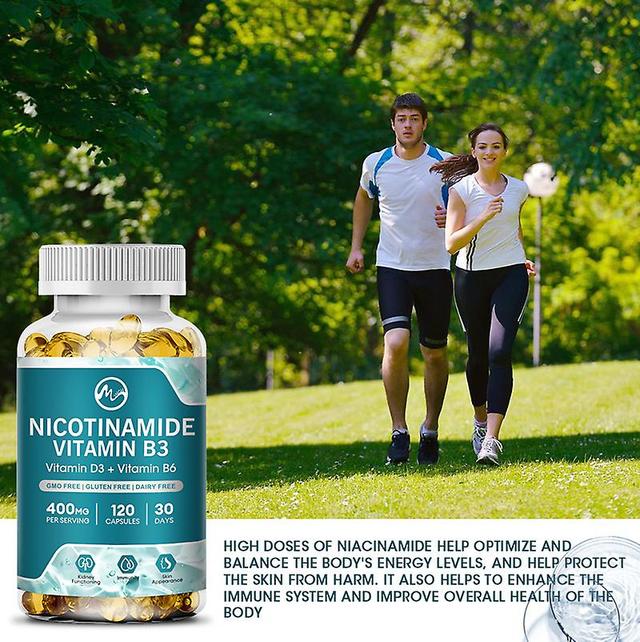 Visgaler Nicotinamide Whitening Capsules With Vitamin B3 Antioxidant Brightens Help Produce Keratin Support Skin Health Complex Vit 30 capsules on Productcaster.