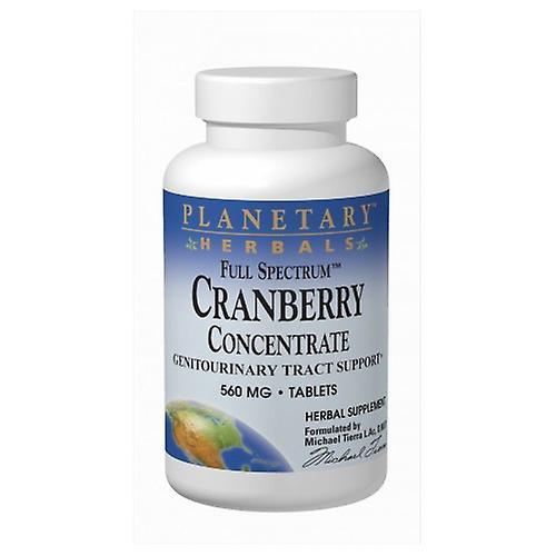 Planetary Herbals Full Spectrum Cranberryconcentraat, 560 mg, 90 tabletten (1 pak) on Productcaster.