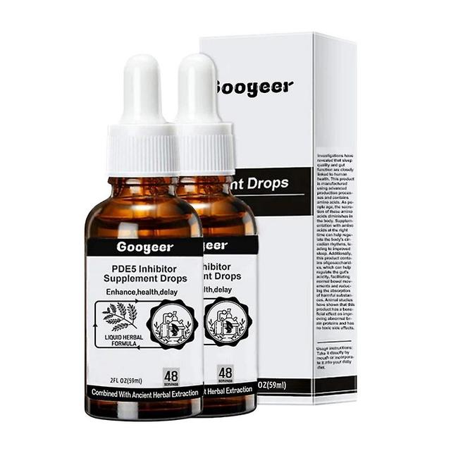 1/2/3pcs Pde5 Inhibitor Supplement Drops 2pcs on Productcaster.