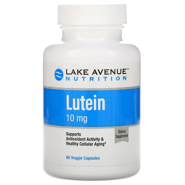 Lake Avenue Nutrition, Lutein, 10 mg, 60 Veggie Capsules on Productcaster.