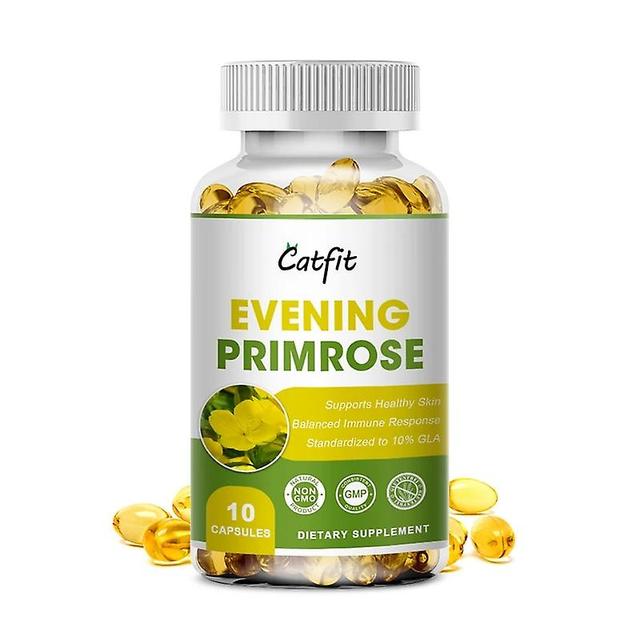 Sofirn Catfit Natural Evening Primrose Oil Capsule, Healthy Skin, Reduce Cholesterol and Relieve Cerebral Thrombosis 10pcs on Productcaster.