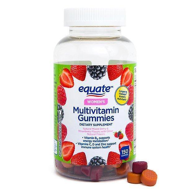 Equate dámske multivitamínové gummies, zmiešané bobule, počet 150 on Productcaster.