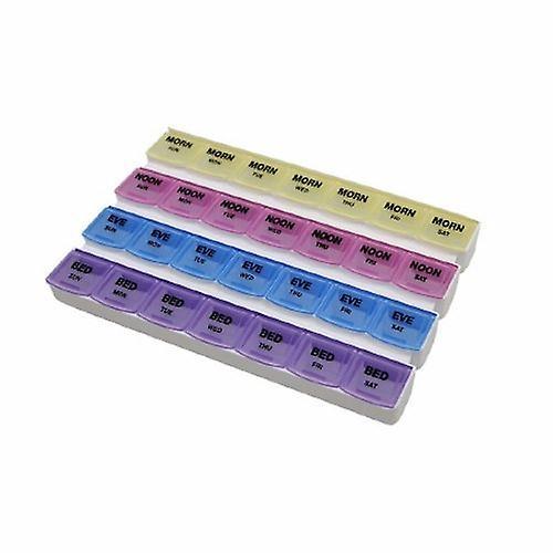 Fabrication Enterprises Pill Organizer Mediplanner 7 Tag 4 Dosis, Anzahl von 1 (Packung mit 1) on Productcaster.