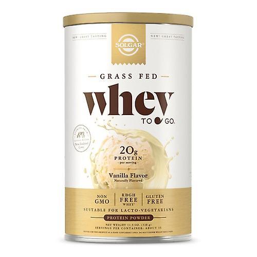 Solgar Whey To Go Protein Powder, Natural Vanilla Flavor 12 oz (Pack of 6) on Productcaster.