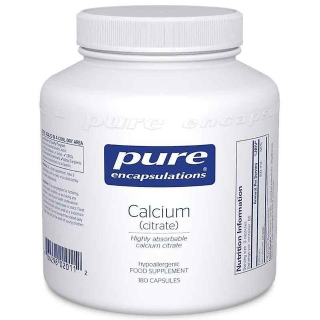 Pure Encapsulations Calcium (citrate) Capsules 180 on Productcaster.