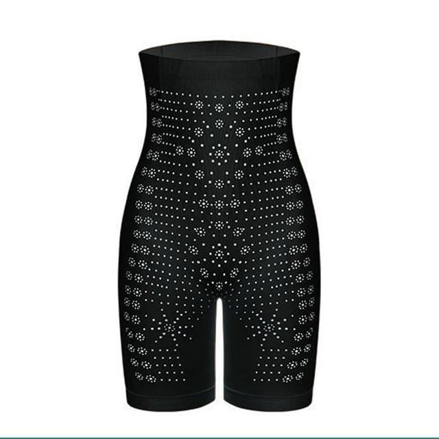 1pcs Unique Fiber Restoration Shaper, Far Infrared Negative Oxygen Ion Fat Burning Tummy Control & Detox Bodysuit Black on Productcaster.