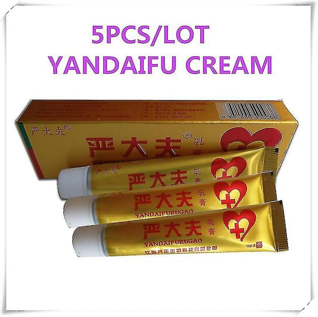 5 stks Crème Bingfuchun Zwavel Antibacteriële Handgemaakte Chinese Herbal Natural Res on Productcaster.