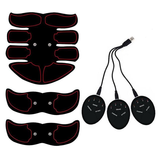 Wireless Ems Stimulator Tr Abs Abdol Er Fitness Massar Red edge on Productcaster.