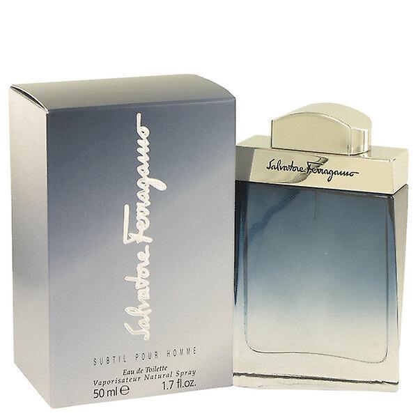 Salvatore Ferragamo Subtil Eau de Toilette Spray 1,7 oz for menn Amber 1.7 oz on Productcaster.