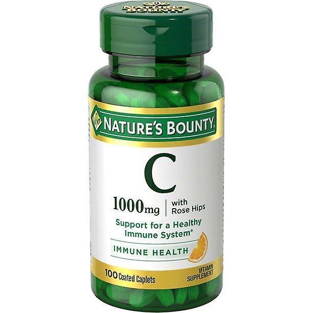 Natures Bounty Nature's Bounty Vitamin C With Rose Hips Caplets, 1,000 Mg, 100 Ct on Productcaster.