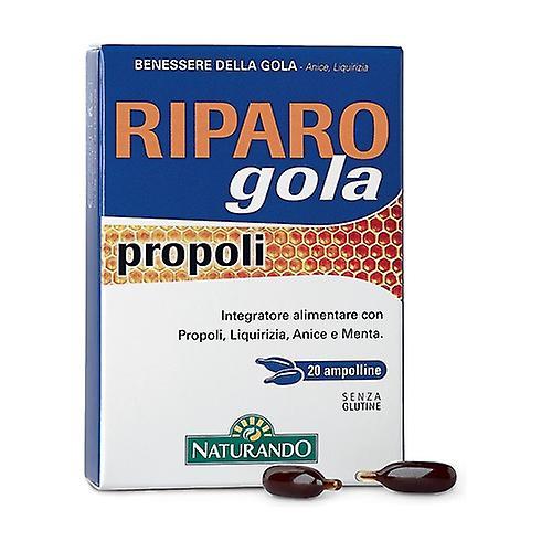 Naturando Riparo gola propolis ampoules 20 units on Productcaster.