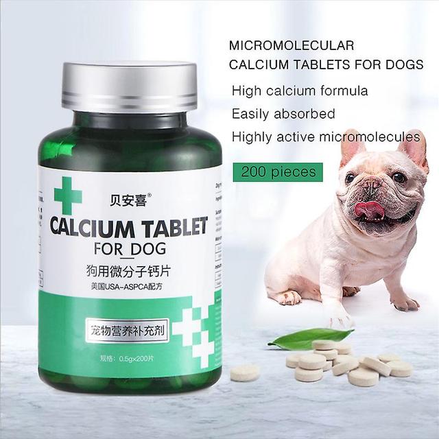 Rion Pet Dog Calcium Tablets Micromolecular Calcium Tablets For Small Dogs And Elderly Dogs Easy To Absorb 200 Tablets on Productcaster.