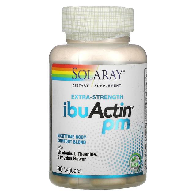 Solaray, Extra Strength IbuActin PM, 90 VegCaps on Productcaster.