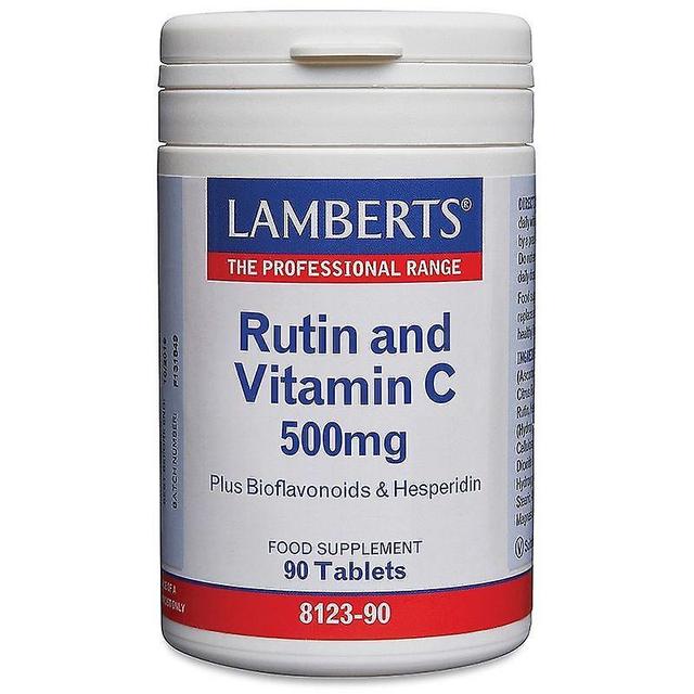 Lamberts Rutin e vitamina C 500mg e Bioflavonoids Tablets 90 (8123-90) on Productcaster.