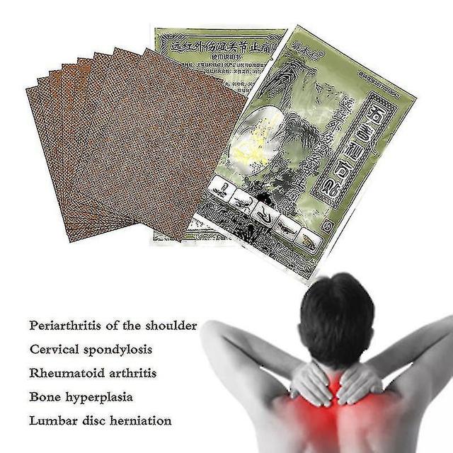 80pcs Plâtre traditionnel chinois Wudu Mifang Cravate Massage musculaire Relaxation Capsicum Herbes Plâtre Douleurs articulaires on Productcaster.