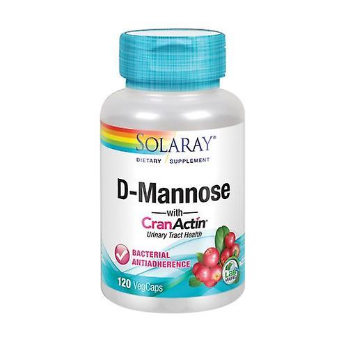 Solaray D-Mannose med CranActin, 1000 mg, 120 veg caps (Pakke med 1) on Productcaster.