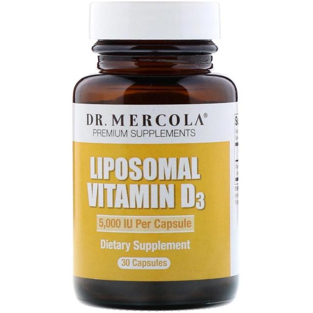 Dr. Mercola, Vitamina Liposomal D3, 5.000 UI, 30 Cápsulas on Productcaster.