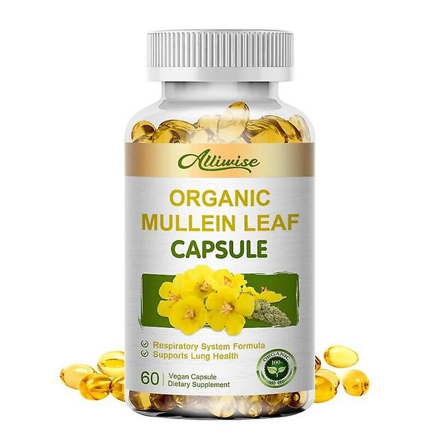 Herbal Plant Mullein Capsules Clean the Lungs Protect the Respiratory System Clear Heat Mucous Membranes Lung CleanseTIB TIB . 30pcs on Productcaster.