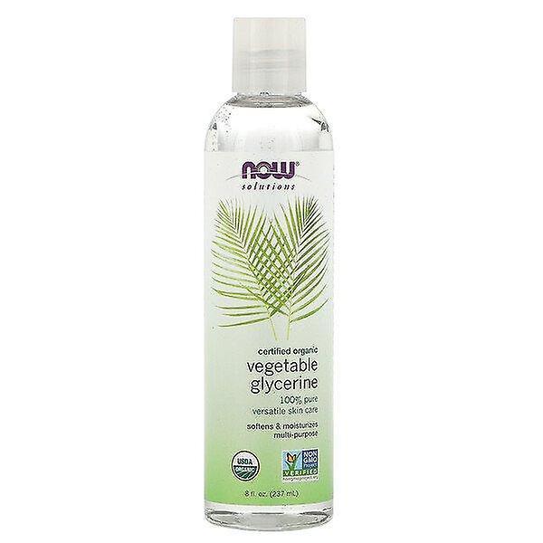 Now Foods, Solutions, Organic Vegetable Glycerine, 8 fl oz (237 ml) on Productcaster.