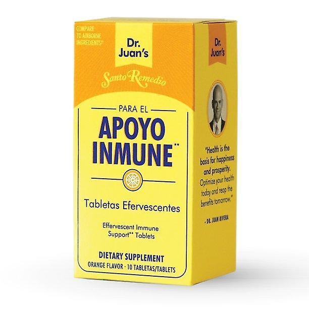 Santo remedio para el apoyo inmune, compresse effervescenti di supporto immunitario con vitamina C, aroma di arancia, 10 ct on Productcaster.