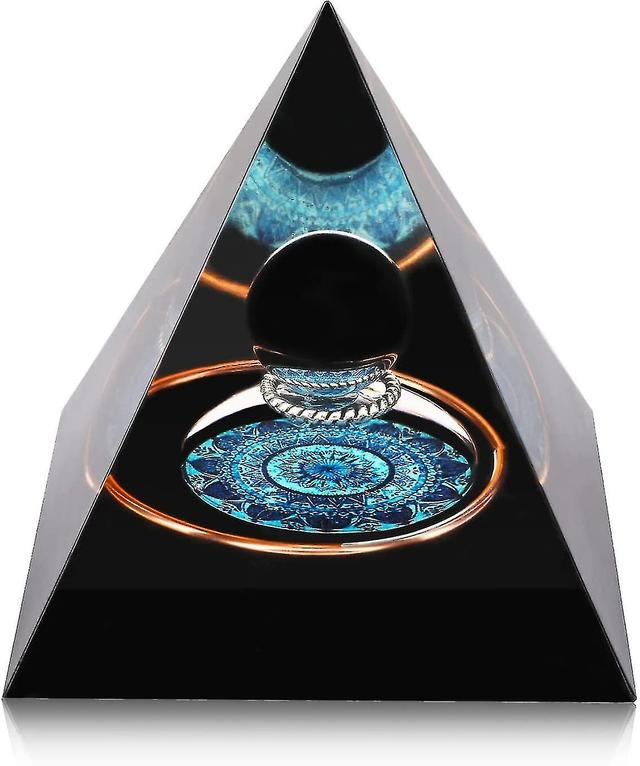 Zhanhuang Pyramid For Positive Energy 2.32.3in Crystals Protection Crystals Energy Generator For Stress Reduc on Productcaster.