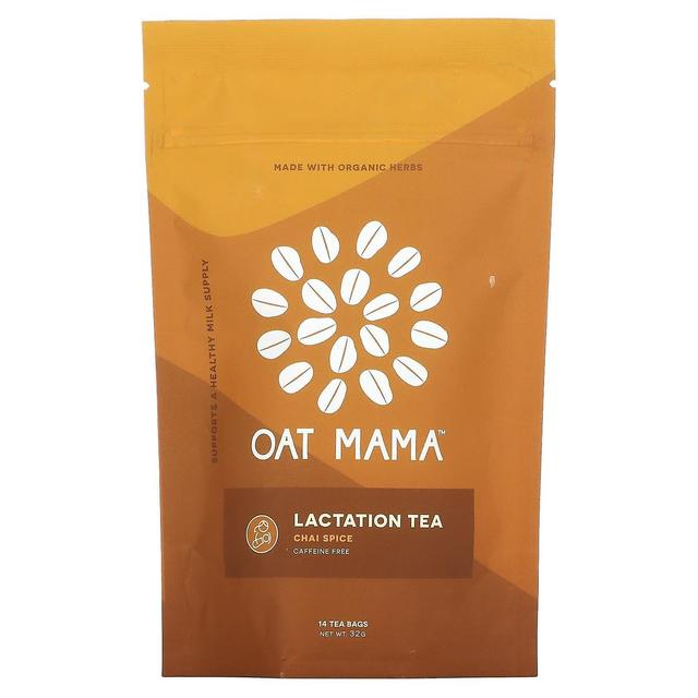 Oat Mama, Lactation Tea, Chai Spice, 14 Tea Bags, 32 g on Productcaster.