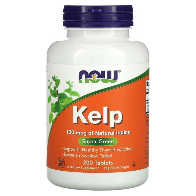 NOW Foods, Kelp, 150 mcg, 200 Comprimidos on Productcaster.